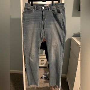 Lauren Conrad jeans. Skinny 14. Raw hem with stretch.